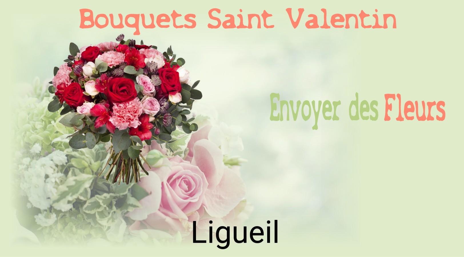 Roses de Saint-Valentin livrées à Ligueil
